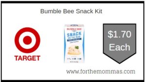 Bumble Bee Snack Kit Target