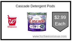 Cascade Detergent Pods