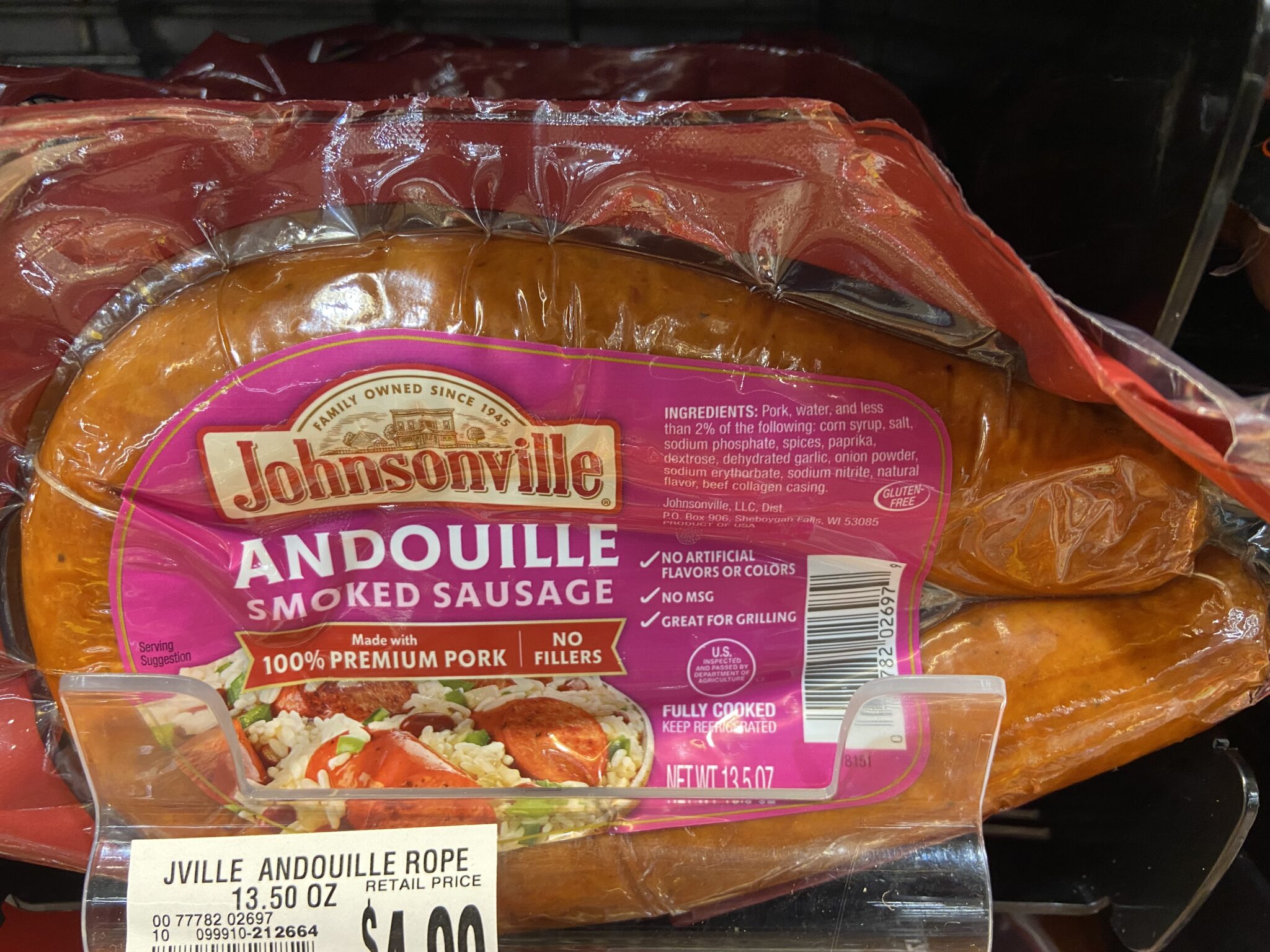 Instant Savings Deal On Johnsonville Dinner Sausage At Giant