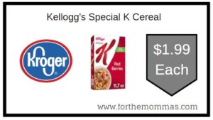 Kellogg Special K Cereal Kroger (2)