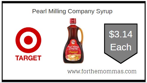Target Syrup Target Circle Offer on Pearl Milling Company Syrup