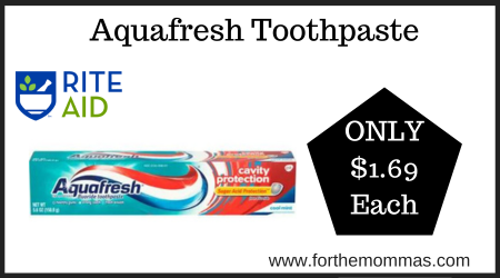 Rite Aid Deal on Aquafresh Toothpaste (2)