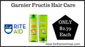 Rite Aid Deal on Garnier Fructis Hair Care (1)