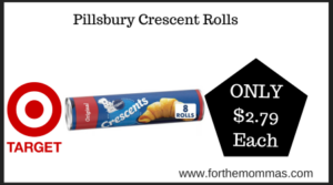 Target Deal on Pillsbury Crescent Rolls