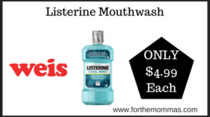 Weis Deal on Listerine Mouthwash (2)