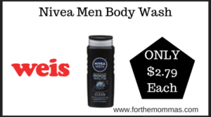 Weis Deal on Nivea Men Body Wash (1)
