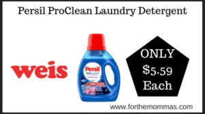 Weis Deal on Persil ProClean Laundry Detergent (1)