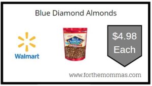 Blue Diamond Almonds Bag Walmart