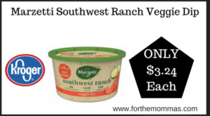 Kroger Deal on Marzetti Southwest Ranch Veggie Dip