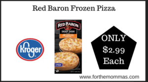 Kroger Deal on Red Baron Frozen Pizza
