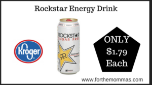 Kroger Deal on Rockstar Energy Drink