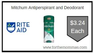 Mitchum Antiperspirant and Deodorant RA