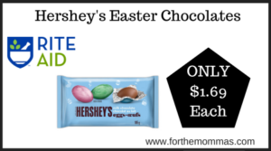 Rite aid Deal on Hersheys Easter Chocolates