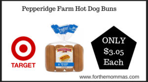 Target Deal on Pepperidge Farm Hot Dog Buns