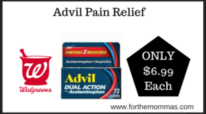 Walgreens Deal on Advil Pain Relief