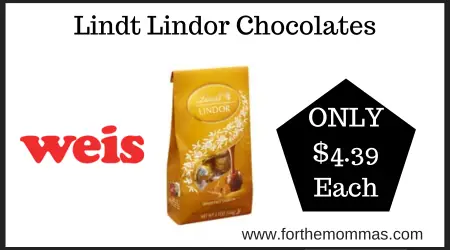 Coupon Deal at Weis on Lindt Lindor Chocolates