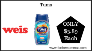 Weis Deal on Tums (1)