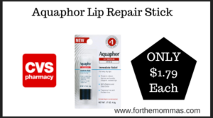 CVS Deal on Aquaphor Lip Repair Stick