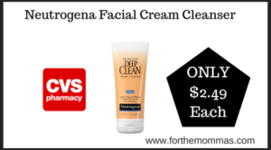 CVS Deal on Neutrogena Facial Cream Cleanser