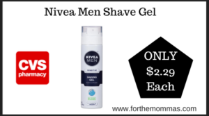 CVS Deal on Nivea Men Shave Gel (1)