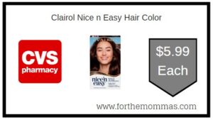 Clairol Nice n Easy Hair ColorCVS