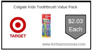 Colgate Kids Toothbrush Value Pack Target