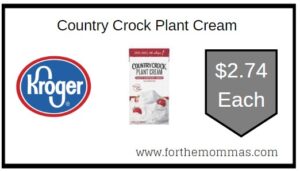 Country Crock Plant Cream Kroger