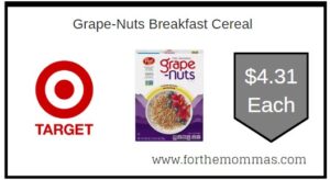 Grape-Nuts Breakfast Cereal Target1