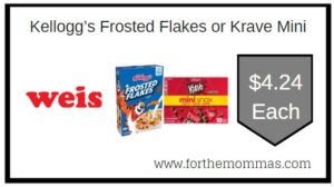 Kellogg’s Frosted Flakes or Krave Mini