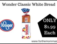 Kroger Deal on Wonder Classic White Bread