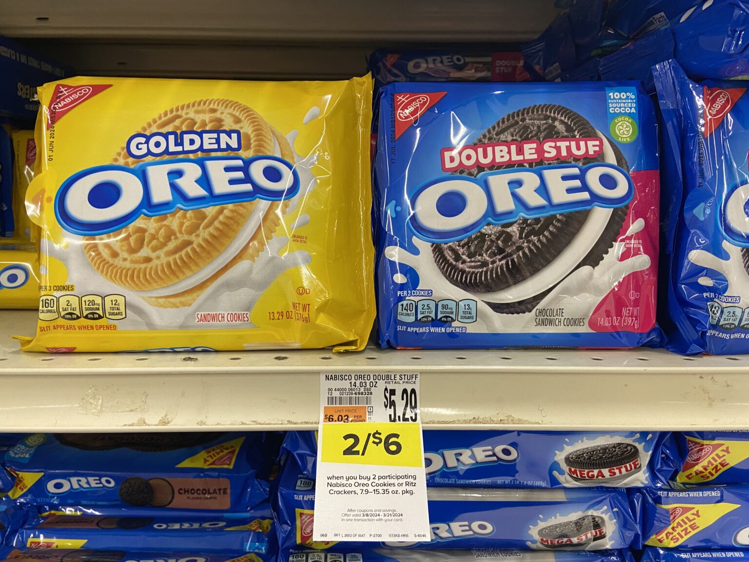 Nabisco Oreo Cookies JUST $1.33 Each + More Deals at Giant