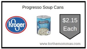 Progresso Soup Cans Kroger