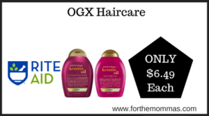 Rite Aid Deal on OGX Haircare