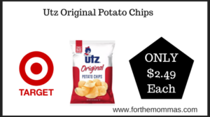 Target Deal on Utz Original Potato Chips