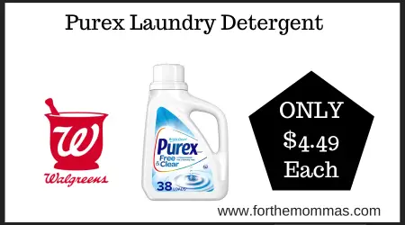 Walgreens Deal on Purex Laundry Detergent (3) Walgreens Deal on Purex Laundry Detergent (3)