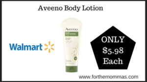 Walmart Deal on Aveeno Body Lotion