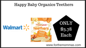 Walmart Deal on Happy Baby Organics Teethers
