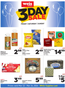 Weis 3 Day Sale