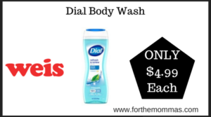 Weis Deal on Dial Body Wash (1)