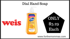 Weis Deal on Dial Hand Soap (2)