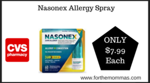 CVS Deal on Nasonex Allergy Spray