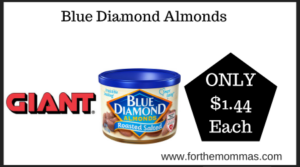 Giant Deal on Blue Diamond Almonds