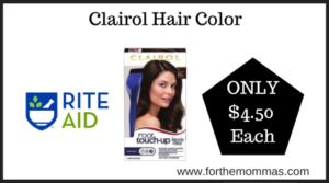 Rite Aid Deal on Clairol Hair Color