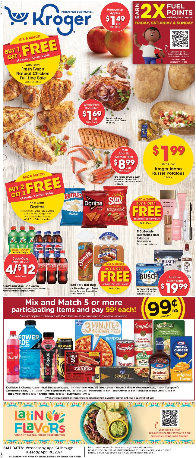 kroger Weekly Ad Preview 24_April_24 Page 1