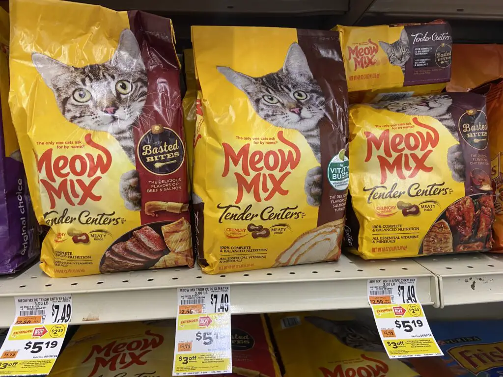 Meow Mix Cat Food JUST 3.39 Each at Giant