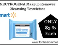 Walmart Deal on NEUTROGENA Makeup Remover Cleansing Towelettes (1)