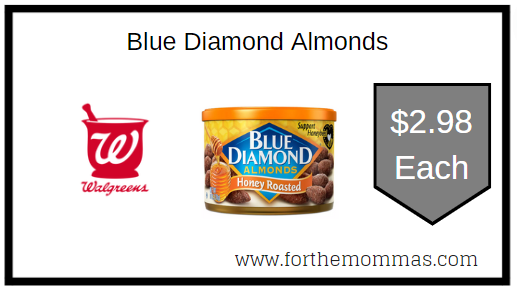 Coupon Deal at Walgreens on Blue Diamond Almonds