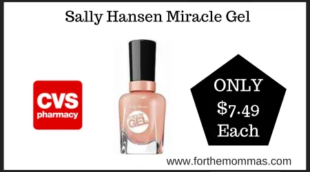 Coupon & Extrabucks Offer at CVS on Sally Hansen Miracle Gel