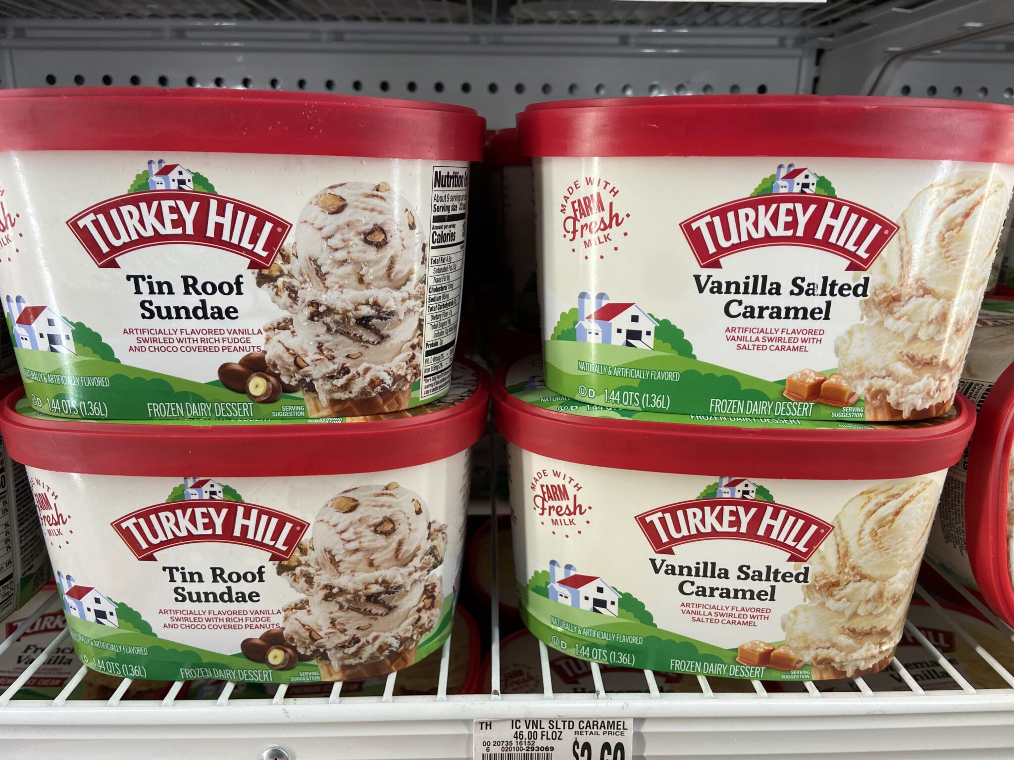 turkey hill ice cream just $2.50 each with shoprite deal