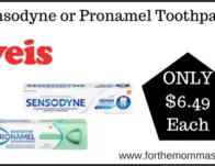 Weis Deal on Sensodyne or Pronamel Toothpaste